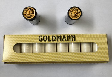 Goldmann Super sterk naaigaren, 100 m. 8 klosjes